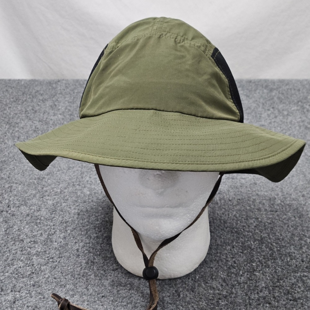 Duluth Trading Co Boonie Hat Mens M Olive Green Mesh Vent Wide Brim Sun Safari